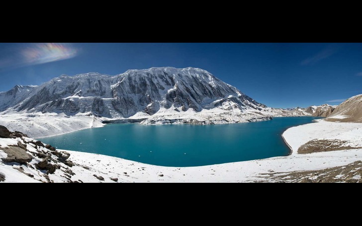 Tilicho Peak is located approximately 210 km west of Kathmandu in the Manang District