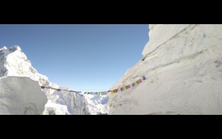 One of the trails during Pumori Expedition