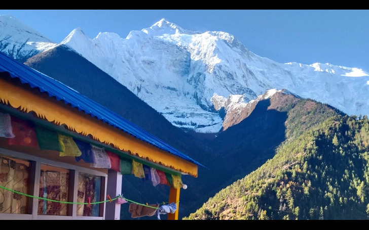 Annapurna II from Chulu East 