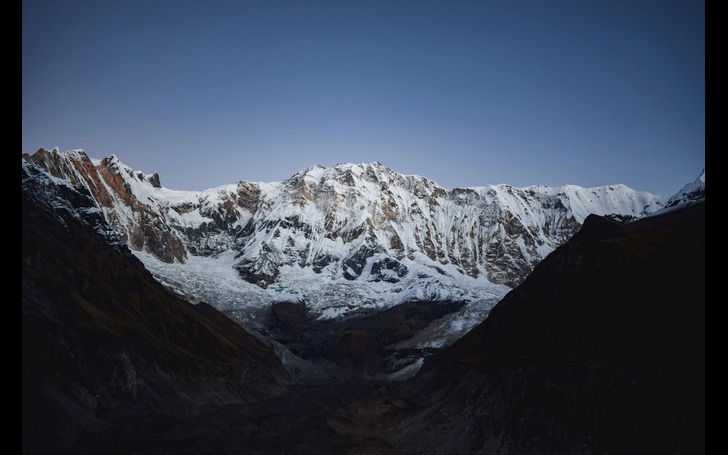 View from Annapurna I Expedition