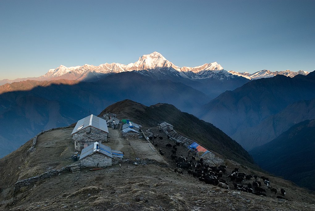 View of khopra danda from the Khopra Trek