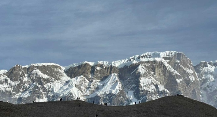 Snowy peaks seen from Kori Trek