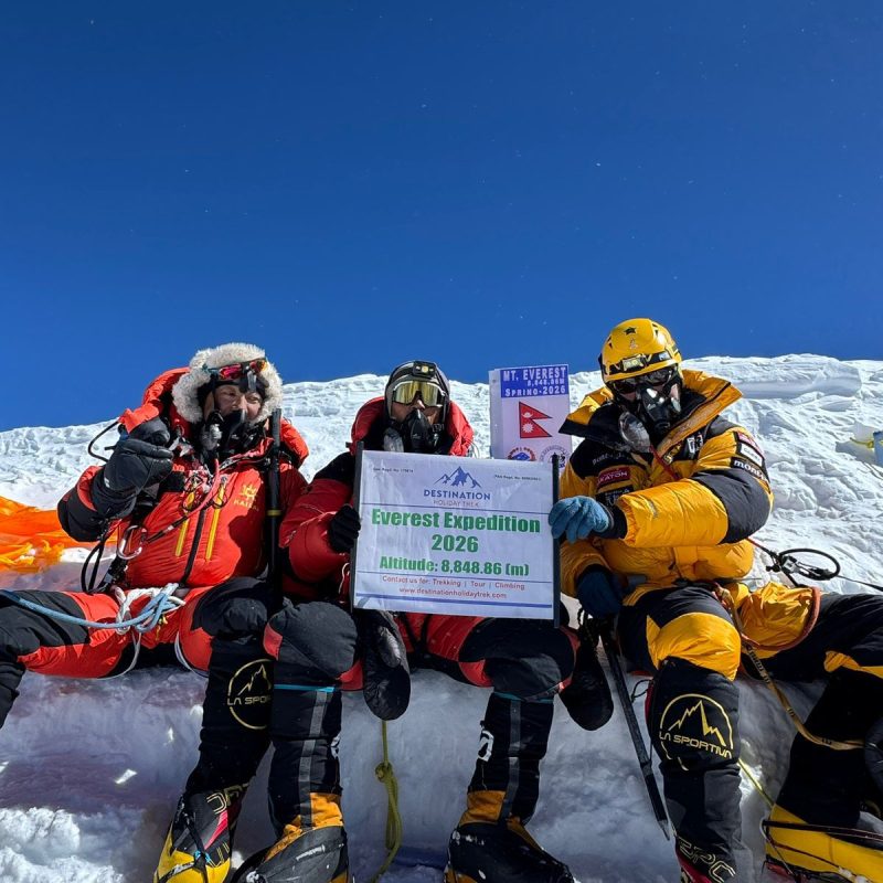 Mt. Everest, mountaineers, Everest Expedition 2026, and Nepal.