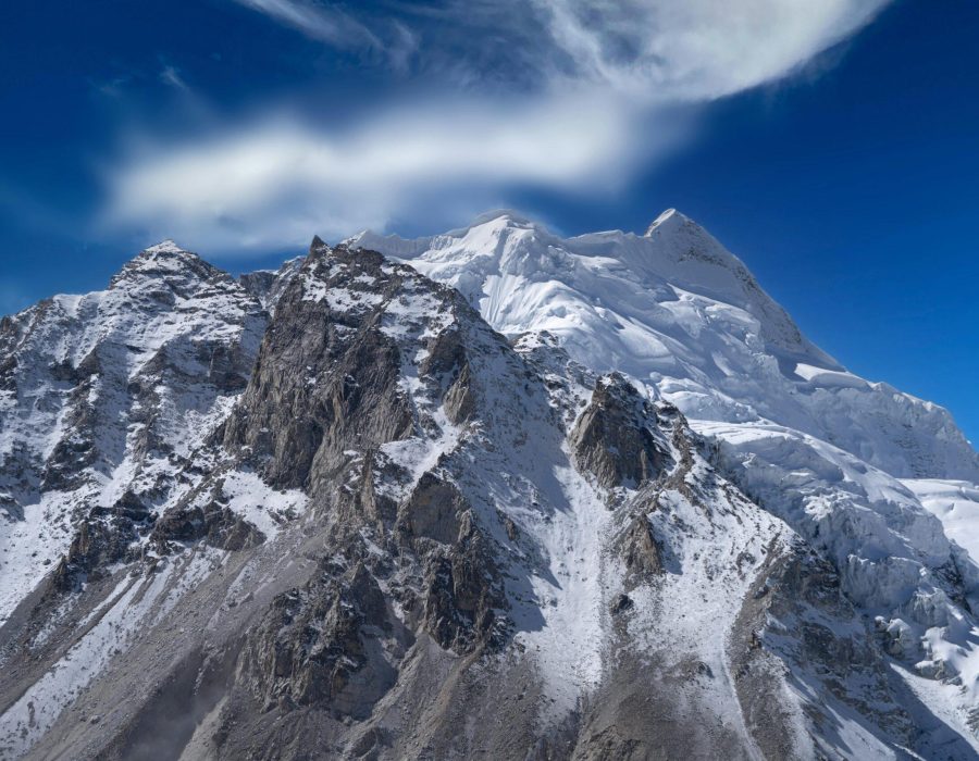 Baruntse Expedition jagged summit close-up